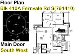 Blk 410A Coral Spring (Sengkang), HDB 4 Rooms #496857441